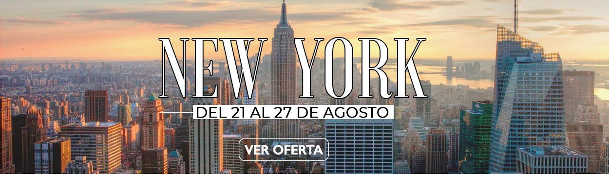 New York; Viaje; Oferta; Agencia de viaje; Mayorista de Viaje