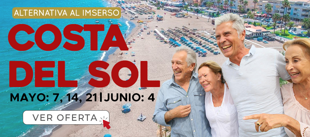 Menu Lateral Alternativa Imserso Costa Del Sol 2022