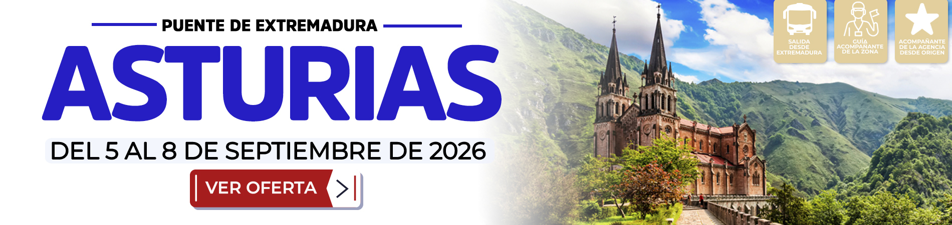 Banner Asturias Del 5 Al 8 De Septiembre 2026 Costas Y Paisajes Nuevo